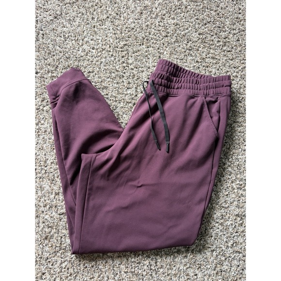 32 Degrees Pants - 32 degrees maroon jogger tech fleece sweatpants womens Xl workout athleisure